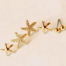 Tomtosh 3 Pairs Bag New Hot Star Shape Earrings For Wom 2 E4R