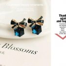 Tomtosh Blue Kiss The Fashion Chic Shimmer Gold Bow Cub E4R
