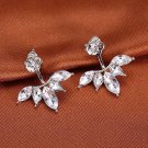 Tomtosh Korean Style And Leave A Silver Plated Crystal Earri 3 E4R