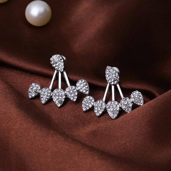 Tomtosh New Hot Drop Crystals Stud Earring For Women Go 2 E4R
