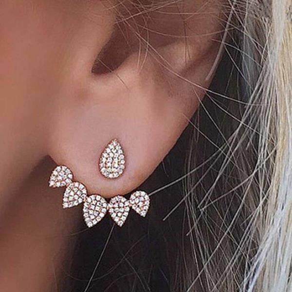 Tomtosh New Hot Drop Crystals Stud Earring For Women Go E4R