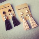 Tomtosh New Hot Vintage Triangle Tassel Drop Earrings Faux S E4R