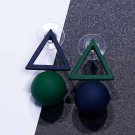 Tomtosh Triangle Different Candy Color Earrings For Women 20 2 E4R