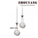 Top Quality Zye683 Cubic Zirconia Rose Gold Color Fashion Ch E4R