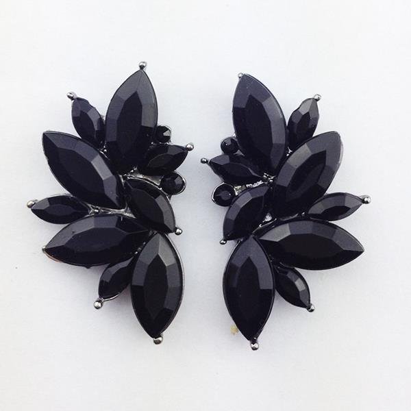 Trendy Angel Wing Design Opal Stone Stud Earrings Women 2 E4R