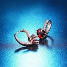 Uloveido Korean Wedding Earrings For Women Earings With Red E4R