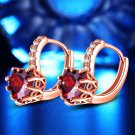 Uloveido Korean Wedding Earrings For Women Earings With Red 2 E4R