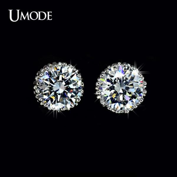 Umode Multi Prongs 8mm 2ct Top Quality Cz Cubic Zirconia Stu E4R