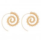 Varolev Ornate Swirl Hoop Gypsy Indian Tribal Ethnic Earring 3 E4R