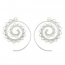 Varolev Swirl Heart Earrings Gypsy Tribal Ethnic Earrings Bo E4R