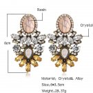 Vintage Big Crystal Flower Drop Earring For Women E4R