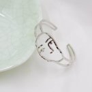 Vintage Gold Silver Filled Open House Sister Earrings Statem E4R