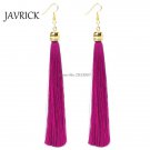 Vintage Long Tassel Long Big Earrings Fashion Thread Fr 2 E4R