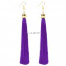 Vintage Long Tassel Long Big Earrings Fashion Thread Fr E4R
