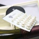 White Pearl Stud Earrings 6mm 8mm 10mm 12mm Mix Size Lady Je E4R