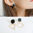 Xiyanike Brand Punk Fashion Triangle Round Geometric Asymmet E4R