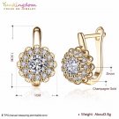 Yunkingdom Fashion Shiny Zirconia Hoop Earrings For Women Wh 2 E4R