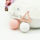 Zoeber New Fashion Geometry Colors Cube Candy Crystal Stud E 2 E4R