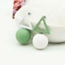Zoeber New Fashion Geometry Colors Cube Candy Crystal Stud E E4R