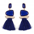 Zoeber Tassel Drop Earring Retro Big Fringing Crystal Dangle 3 E4R
