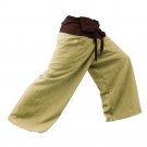 Men’s Two Tone Green Thai Fisherman Pants