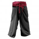 Men’s Two Tone Green Thai Fisherman Pants