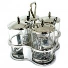 Thai Kitchen Seasoning Storage Set Stainless Steel Herb Spicy Container