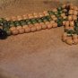 Green and Tan Wooden Cuff