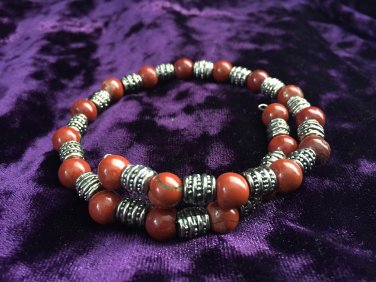 Red and silver stones