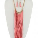 Tassle Bibb Necklace Set