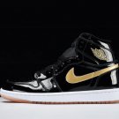 Men's Air Jordan 1 Retro | Metallic Black & Gold