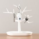 Creative tree shape key chain Jewellery storage showing stand hangers