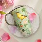 Creative Pocelain drinking Tea water Cup Ceramic mug birds pattern