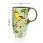 Creative Pocelain drinking Tea water Cup Ceramic mug birds pattern