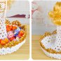 Creative crafts home displayed handcrafted items DIY beaded barbie doll fruit platter