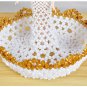 Creative crafts home displayed handcrafted items DIY beaded barbie doll fruit platter