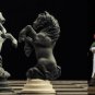 Unique Habsburg vs Ottoman empire Pewter Handmade Chess Sets - hand painted