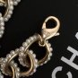 CHANEL CC Necklace CHOKER Bubble Pearls Brushed Finish GOLD Chain NIB