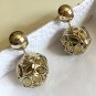DIOR TRIBAL Earrings Mise en DIOR TRIBALE GOLD Plated Crystal Limited Ed NIB