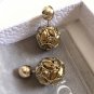 DIOR TRIBAL Earrings Mise en DIOR TRIBALE GOLD Plated Crystal Limited Ed NIB