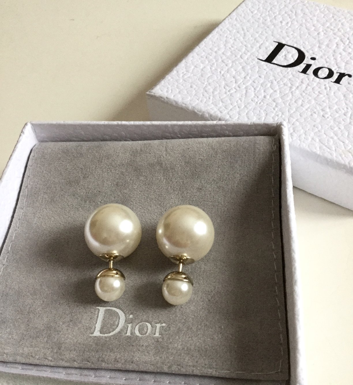 DIOR TRIBALE Mise en Dior Tribal Earrings ORIGINAL Classic Authentic