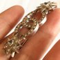 CHANEL CRYSTAL STAR Grey & Clear Stars Silver Brooch Pin Authentic HALLMARK NIB