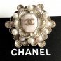 CHANEL Byzantine Brooch Pink Silver Pearl Petal Vintage CC Authentic NIB