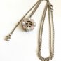 CHANEL Chain Necklace Small Pink Gripoix Pearl Pendant 2016 Summer Hallmark