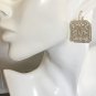 CHANEL Bubble Pearls Crystal CC Gold Leverback BIG Earrings Fashion Statement