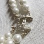 CHANEL Sun Moon 2 Strand Necklace Choker Gold Crystal Pearl 2017 NIB