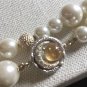 CHANEL Sun Moon 2 Strand Necklace Choker Gold Crystal Pearl 2017 NIB