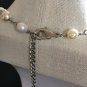 CHANEL Silver Crystal Chain CC Pearl Short Necklace Choker 2017 NIB