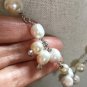 CHANEL Silver Crystal Chain CC Pearl Short Necklace Choker 2017 NIB