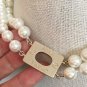CHANEL 2 Strand Gold Necklace Choker Pearl 2017 Simplicity NIB